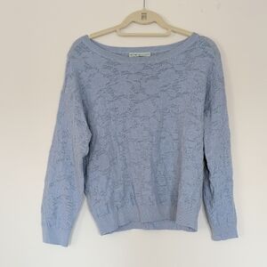 Chleo Petite Women's Light Blue Sweater